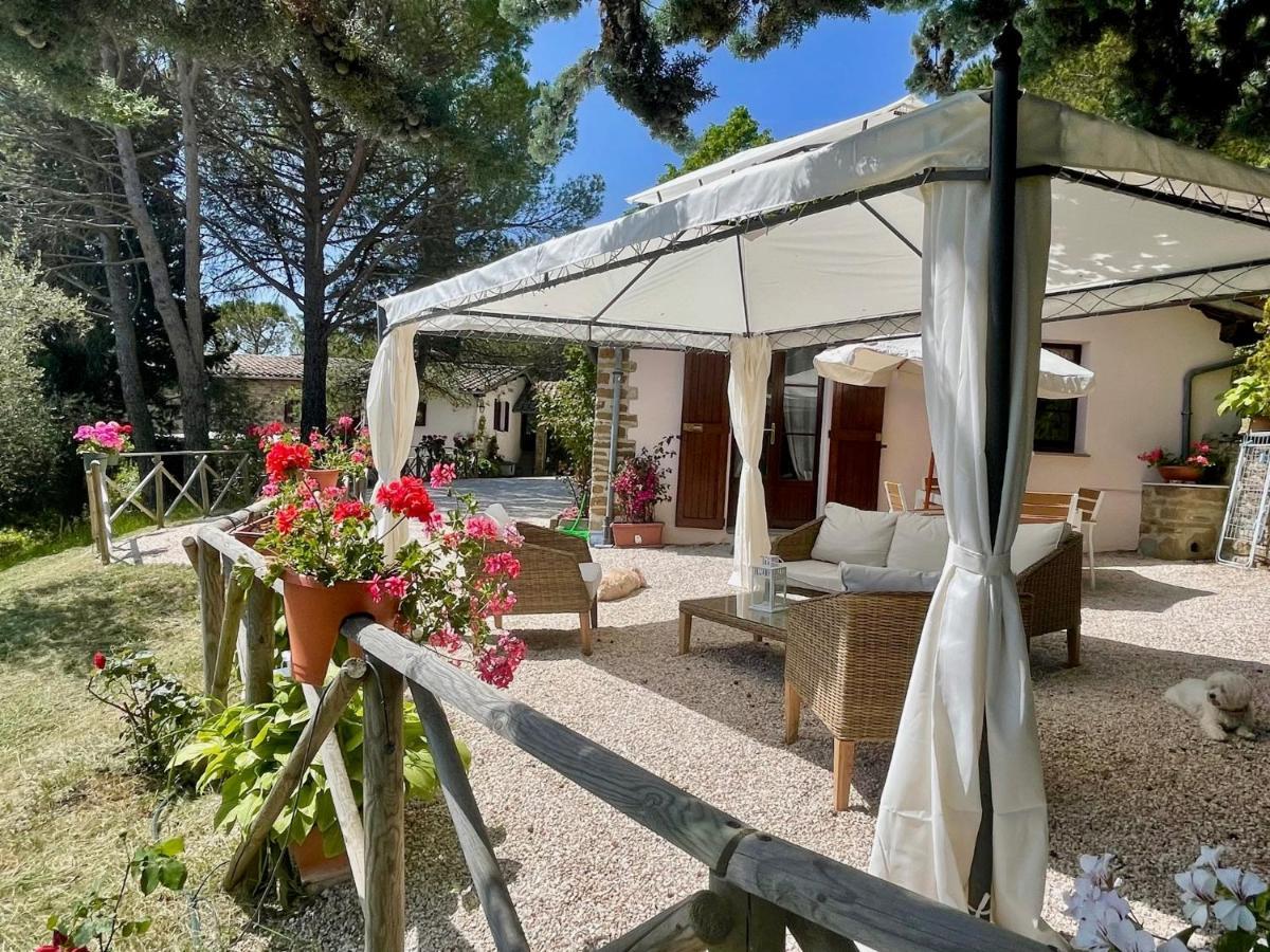 La Panoramica Gubbio - Maison De Charme - Casette E Appartamenti Self Catering Per Vacanze Meravigliose! Eksteriør billede