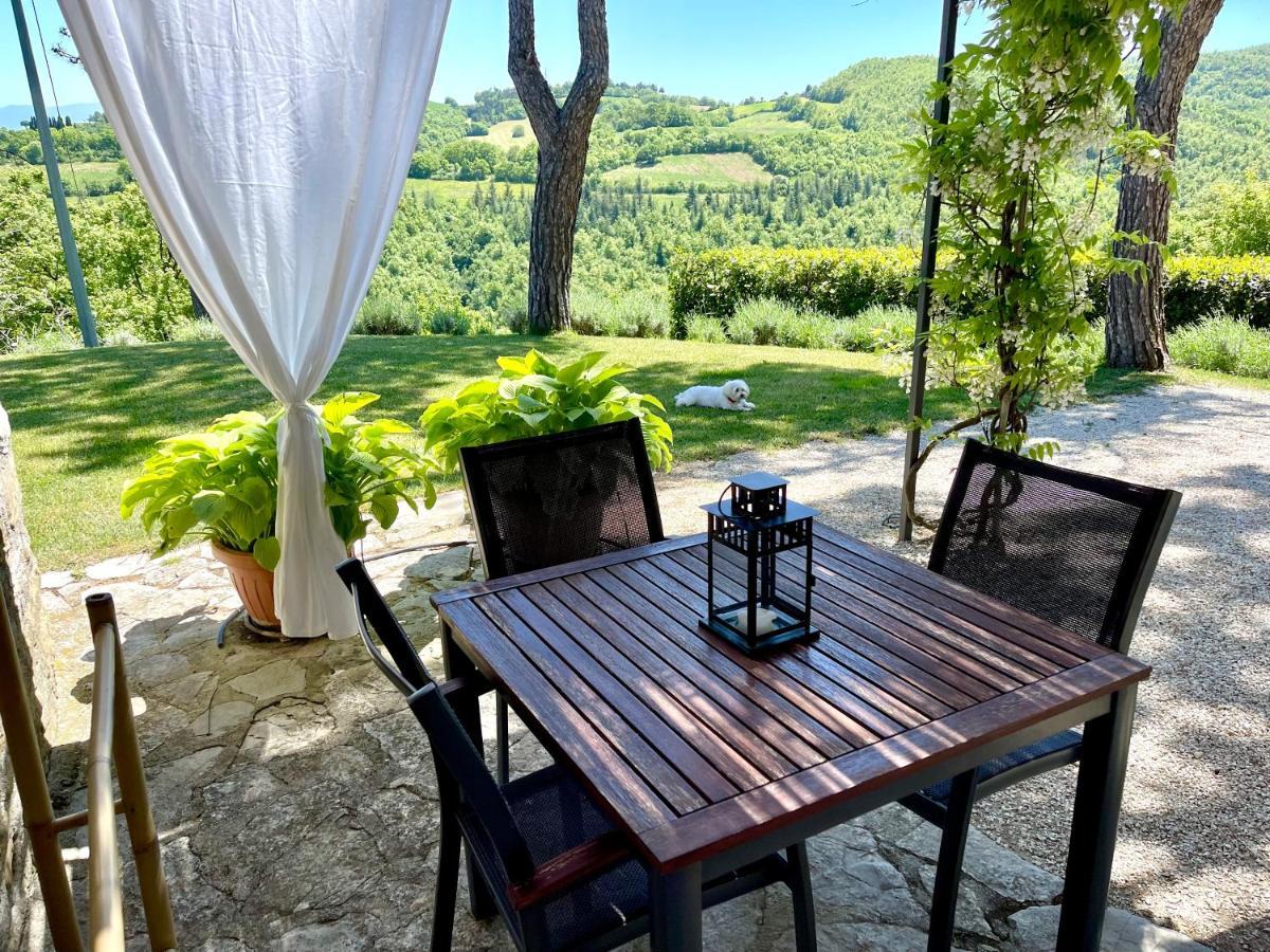La Panoramica Gubbio - Maison De Charme - Casette E Appartamenti Self Catering Per Vacanze Meravigliose! Eksteriør billede