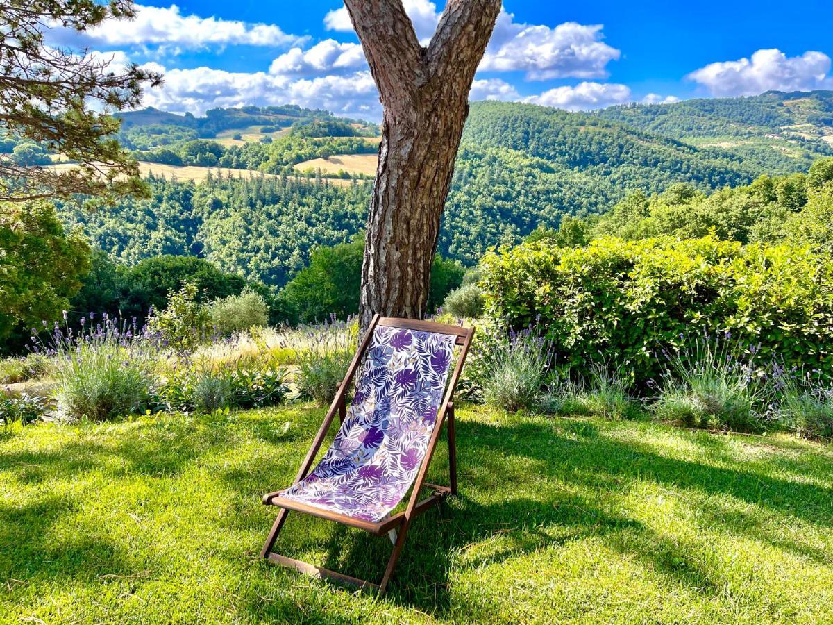 La Panoramica Gubbio - Maison De Charme - Casette E Appartamenti Self Catering Per Vacanze Meravigliose! Eksteriør billede