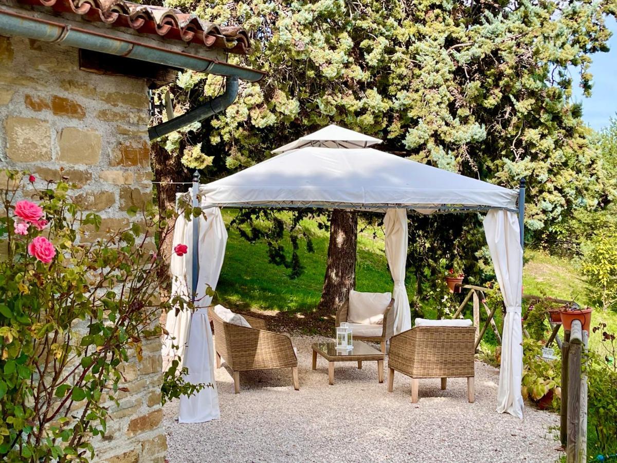 La Panoramica Gubbio - Maison De Charme - Casette E Appartamenti Self Catering Per Vacanze Meravigliose! Eksteriør billede