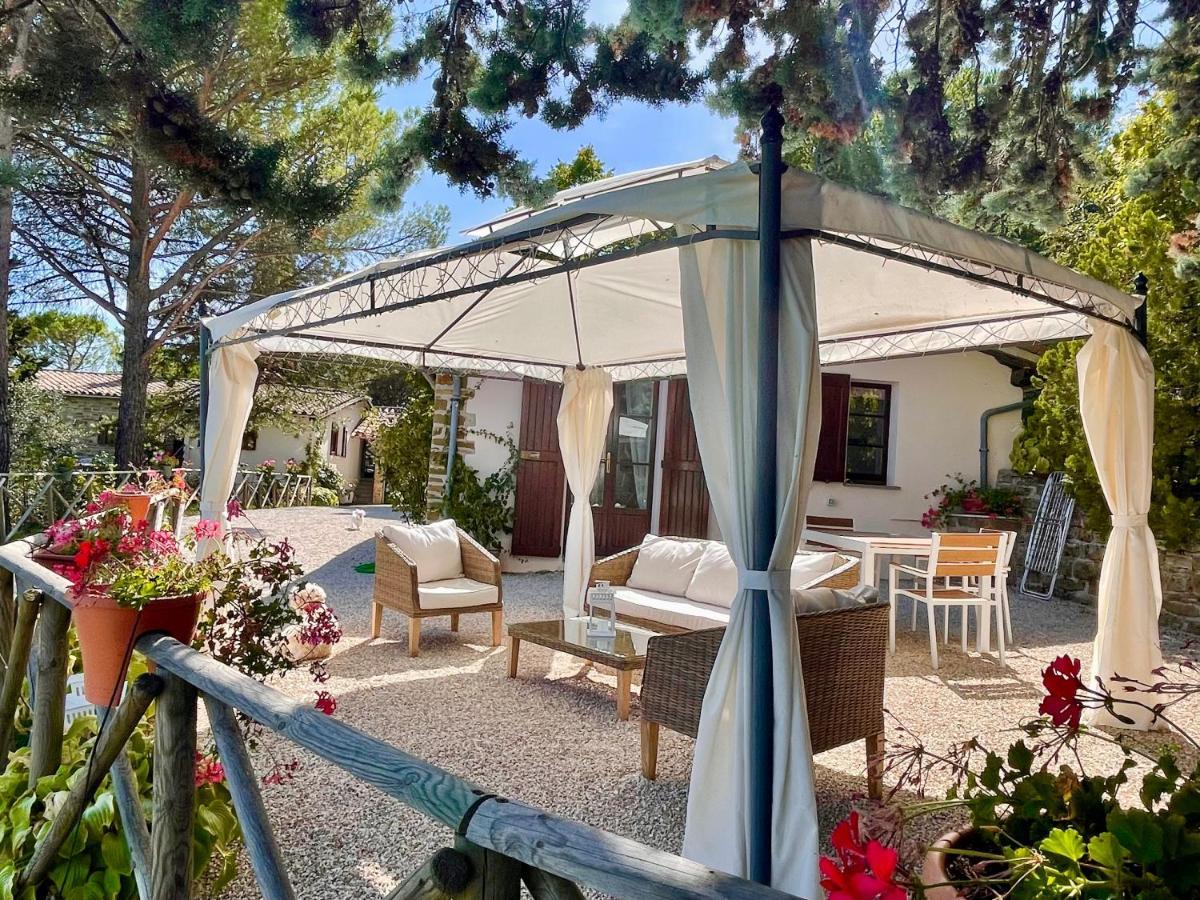 La Panoramica Gubbio - Maison De Charme - Casette E Appartamenti Self Catering Per Vacanze Meravigliose! Eksteriør billede
